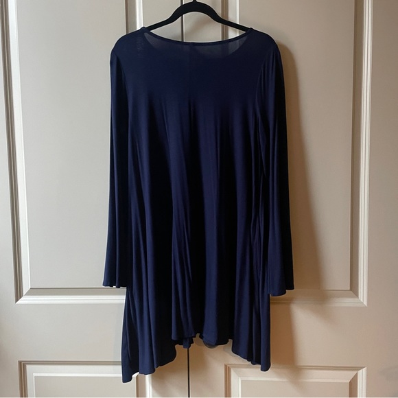 EMETLA NAVY BLUE SWING DRESS SZ.M - Picture 2 of 3